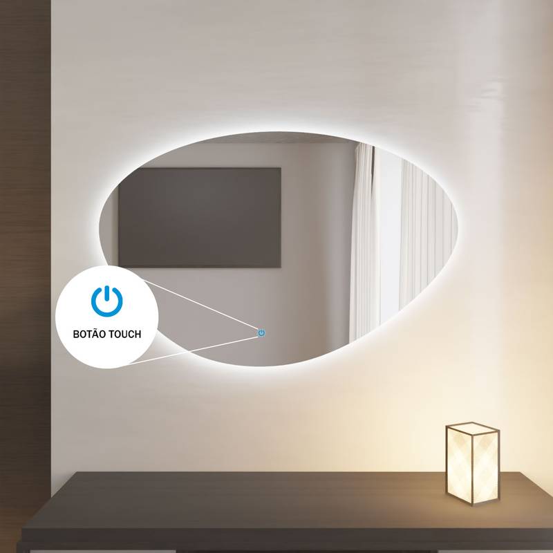 Espelho Orgânico com Led e Touch 80x50cm 7 Espelho_Organico_50X80_Touch