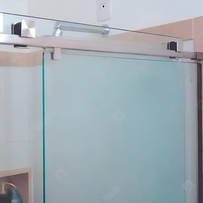 Box de Vidro para Banheiro Quadratto 4 Box De Banheiro Modelo Quadratto Inox Polido Cromado