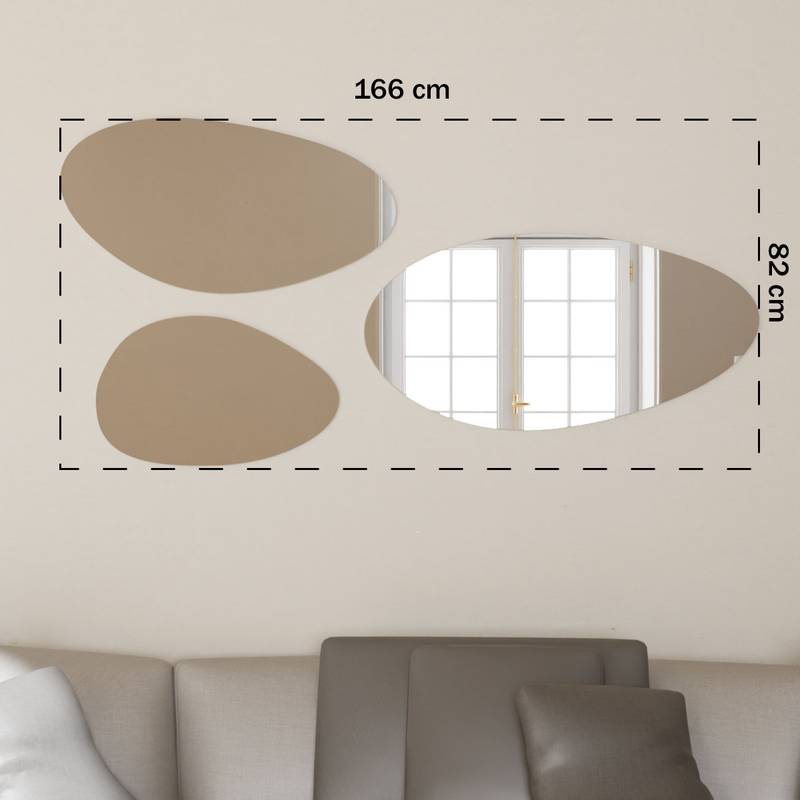 Espelhos Orgânicos Harmonia 166x82cm. 5 Espelhos-Organicos-Harmonia-Medida-Total