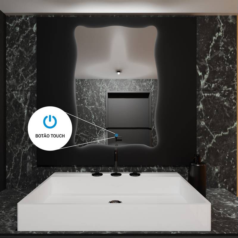 Espelho Orgânico com Led e Touch 70x80 cm 7 Espelho_Organico_70X80_Touch