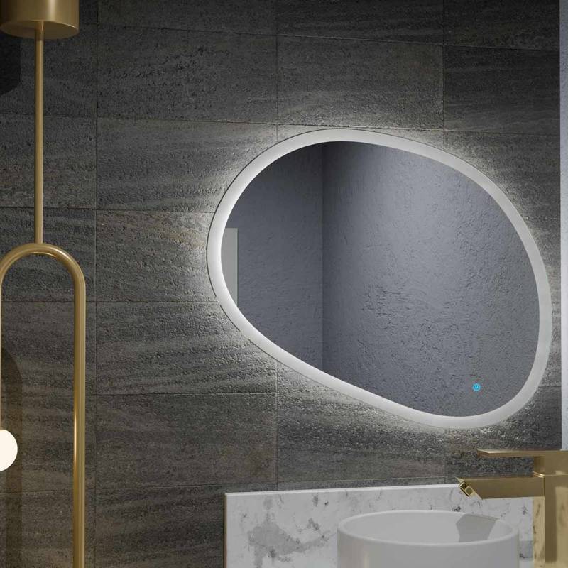 Espelho Orgânico Com Led E Touch 95X80Cm