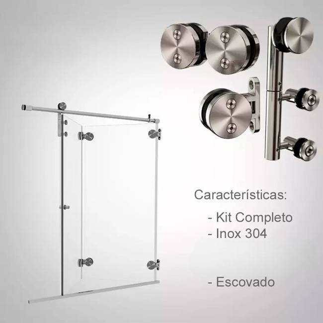 Box de Vidro para Banheiro Arty Prime 5 Box De Banheiro Modelo Arty Prime Inox Polido Cromado