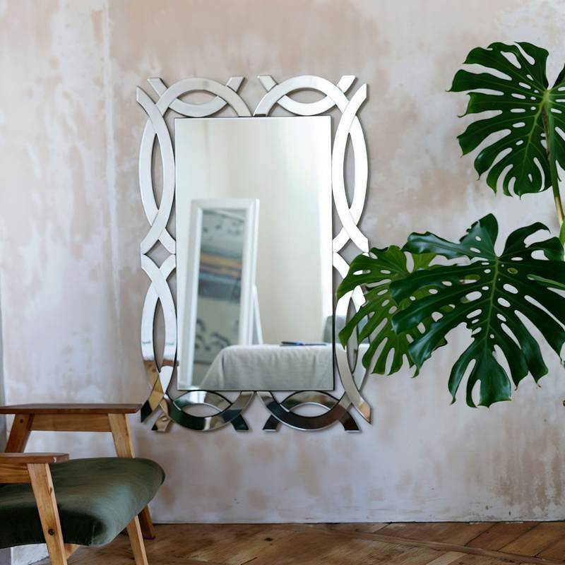 Espelho Decorativo Zeus 90x60cm 1 Espelho Decorativo Zeus Grande