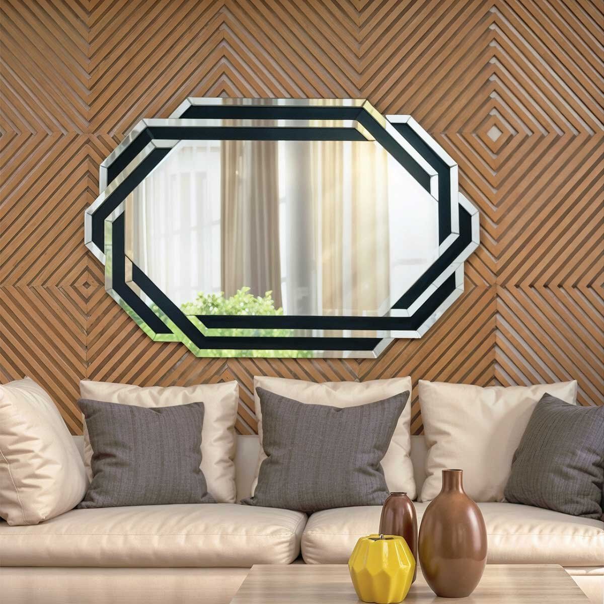 Espelho Decorativo Eros Grande 130x80cm 1 Espelho Decorativo Eros Grande 130X80Cm