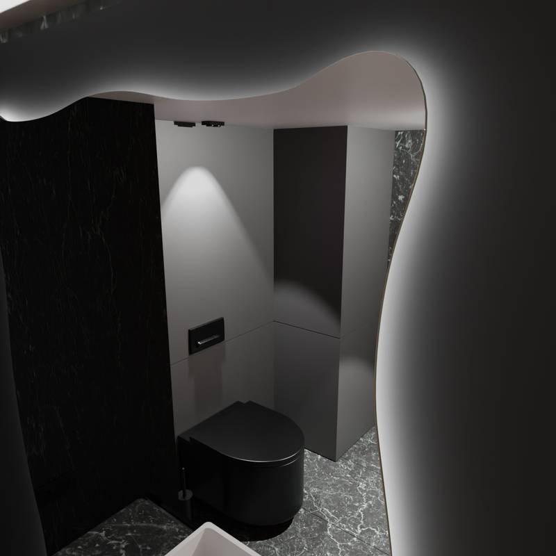 Espelho Orgânico com Led e Touch 70x80 cm 5 Espelho_Organico_70X80_Detalhes_4000K