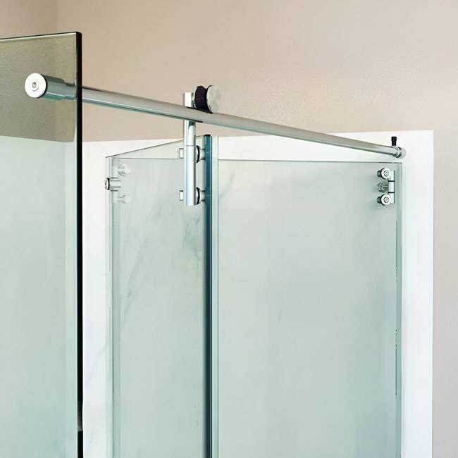 Box de Vidro para Banheiro Modelo Arty 7 Box De Banheiro Modelo Arty Inox Polido Cromado