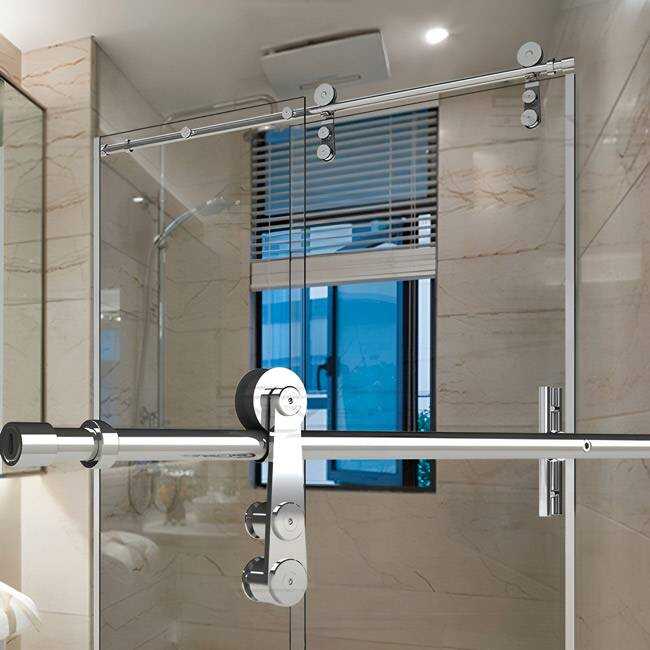 Box de Vidro para Banheiro Modelo Siena 2 Box De Banheiro Modelo Siena Inox Polido Cromado