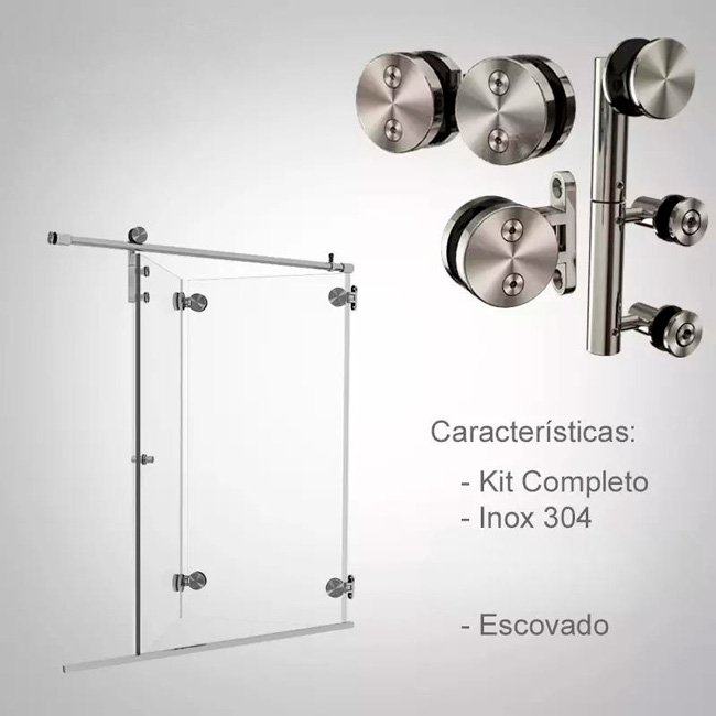 Box de Vidro para Banheiro Modelo Arty 10 Box De Banheiro Modelo Arty Inox Polido Cromado