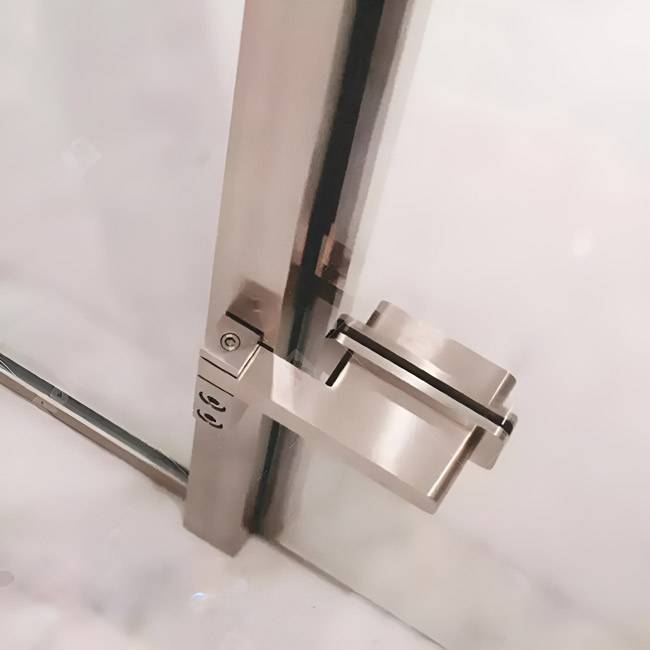 Box de Vidro para Banheiro Modelo Quartzo 2 Box De Banheiro Modelo Quartzo Inox Polido Cromado