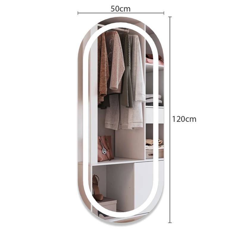 Espelho com LED Iluminado Cápsula Decor 44W/m IRC+97 4 Espelho Com Led Iluminado Capsula Medidas