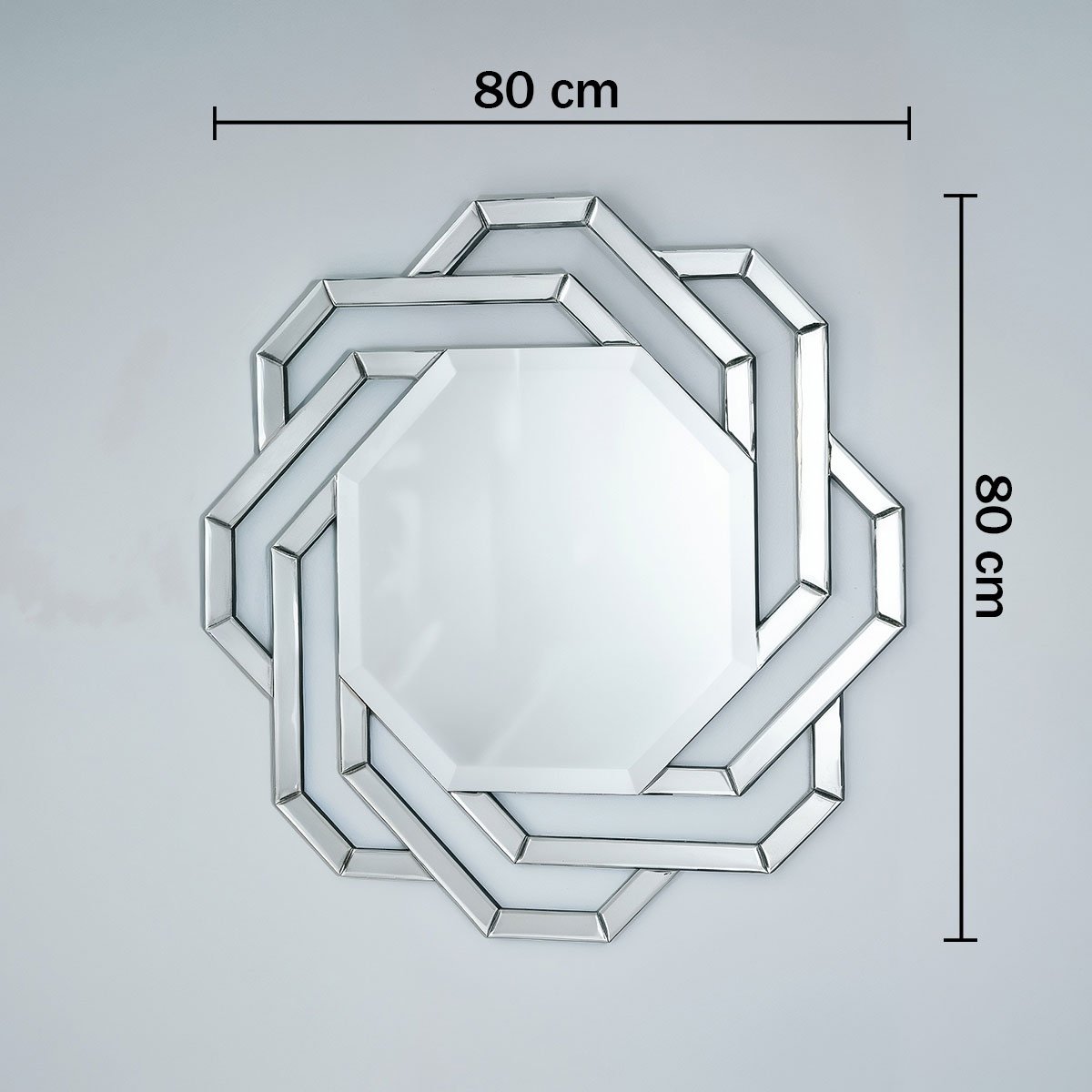 Espelho Decorativo Artemis Grande 80x80cm 4 Espelho Decorativo Hedone Medidas Com 80X80Cm
