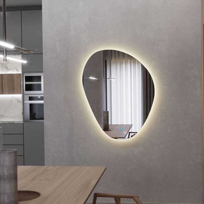 Espelho Orgânico com Led e Touch 60x80cm 3 Espelho_Organico_60X80_3000K_Touch