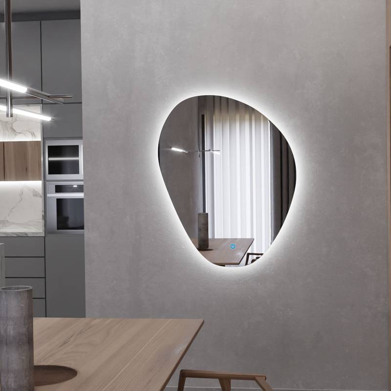 Espelho Orgânico com Led e Touch 60x80cm 2 Espelho_Organico_60X80_4000K_Touch