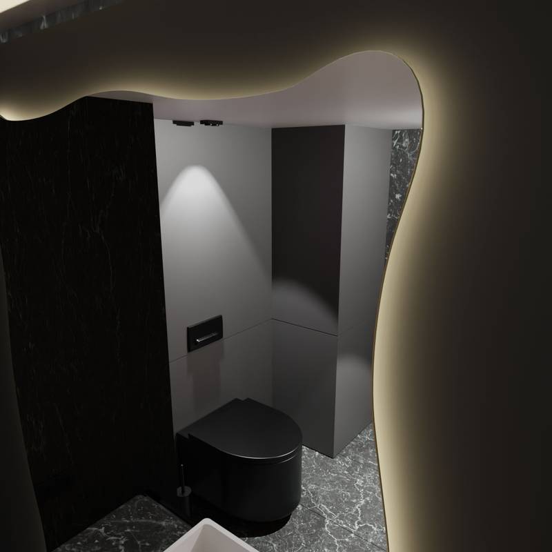 Espelho Orgânico com Led e Touch 70x80 cm 4 Espelho_Organico_70X80_Detalhes_3000K