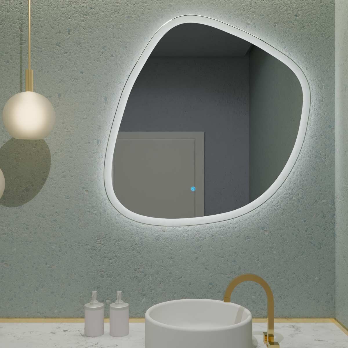 Espelho Orgânico com Led e Touch 85x90cm 3 Espelho_Organico_85X90_4000K