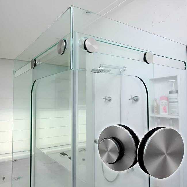 Box de Vidro para Banheiro Classik 7 Box De Banheiro Modelo Classik Inox Polido Cromado