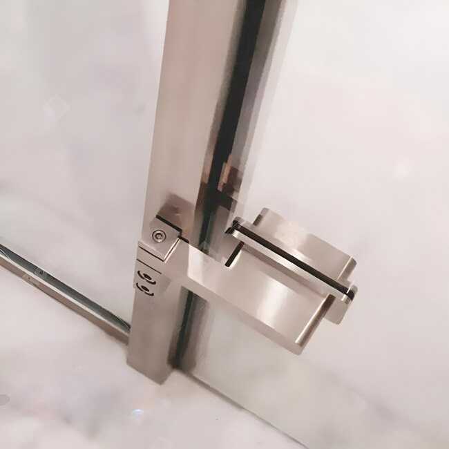 Box de Vidro para Banheiro Modelo Quartzo 2 Box De Banheiro Modelo Quartzo Inox Polido Cromado
