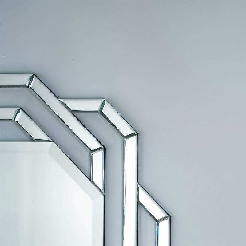 Espelho Decorativo Artemis Grande 80x80cm 2 Espelho Decorativo Hedone Detalhes