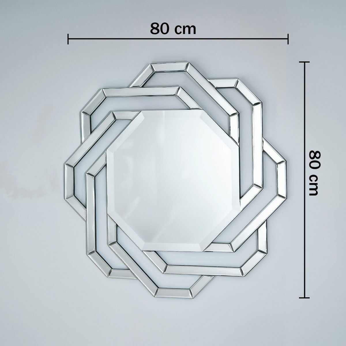 Espelho Decorativo Artemis Grande 80x80cm 4 Espelho Decorativo Hedone Medidas Com 80X80Cm