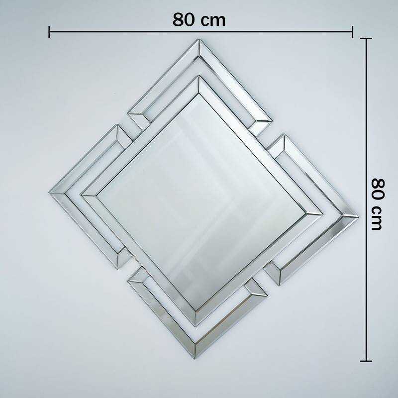 Espelho Decorativo Hermes Grande 80x80cm 4 Espelho-Decorativo-Hermes-Medidas80X80