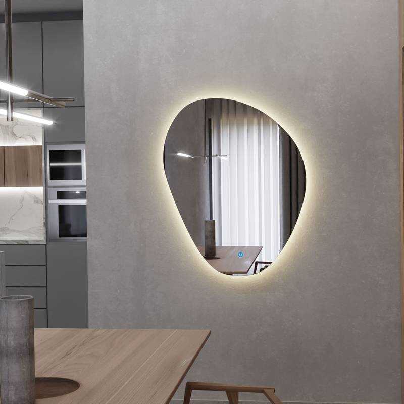 Espelho Orgânico com Led e Touch 60x80cm 3 Espelho_Organico_60X80_3000K_Touch