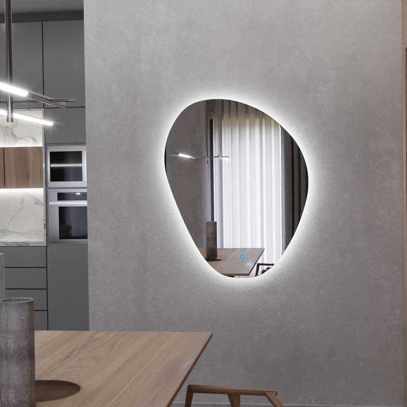 Espelho Orgânico com Led e Touch 60x80cm 2 Espelho_Organico_60X80_4000K_Touch