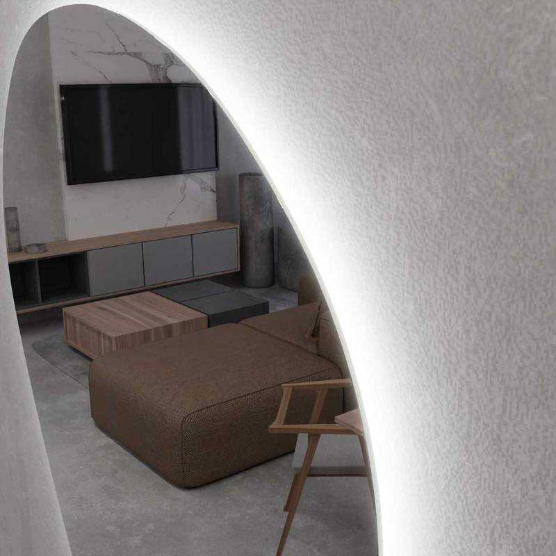 Espelho Orgânico com Led e Touch 60x80cm 5 Espelho_Organico_60X80_Detalhes_4000K