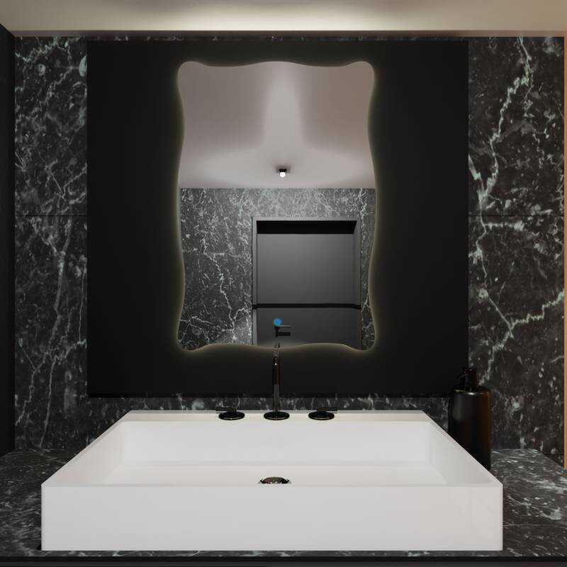 Espelho Orgânico com Led e Touch 70x80 cm 3 Espelho_Organico_70X80_3000K_Touch