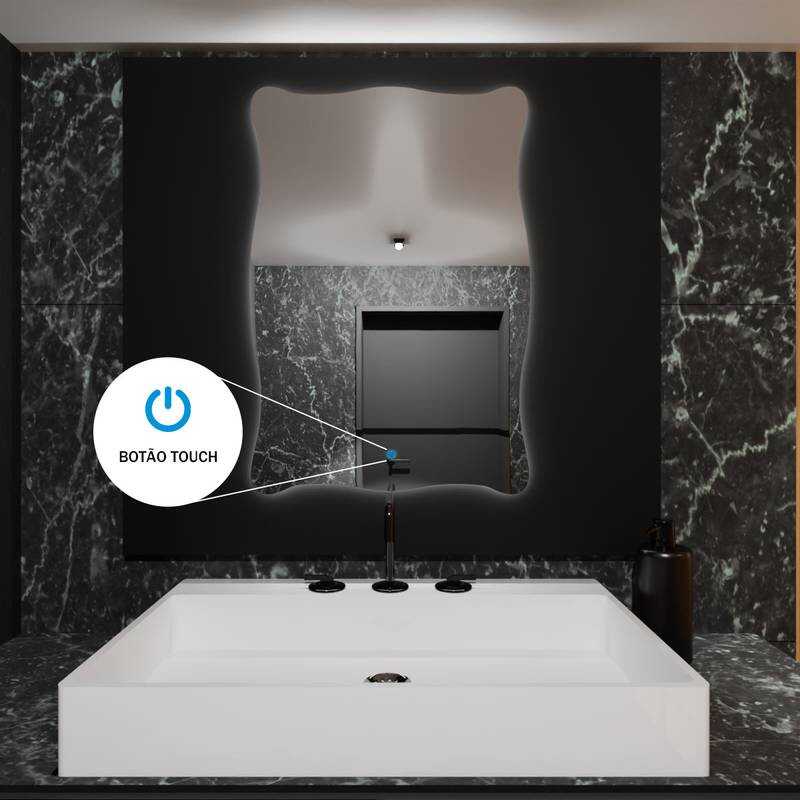 Espelho Orgânico com Led e Touch 70x80 cm 7 Espelho_Organico_70X80_Touch