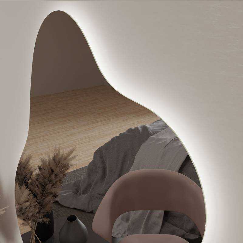 Espelho Orgânico com Led e Touch 70x80 cm 5 Espelho_Organico_70X90_Detalhes_4000K