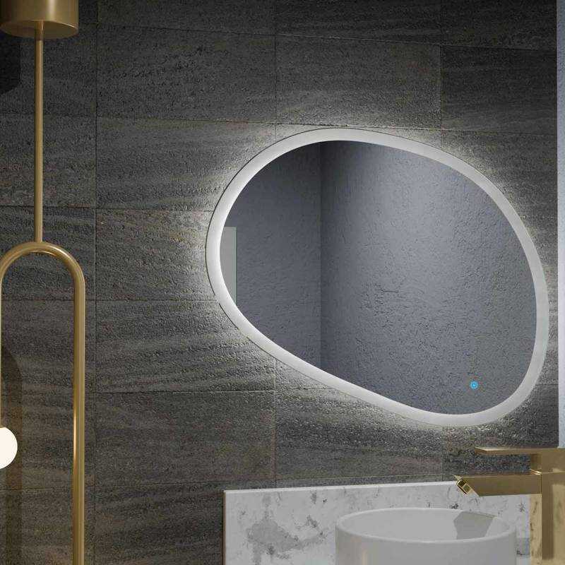 Espelho Orgânico Com Led E Touch 95X80Cm