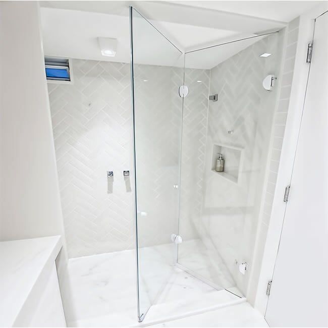 Box de Vidro para Banheiro modelo Flex 2 Box De Banheiro Modelo Flex Branco