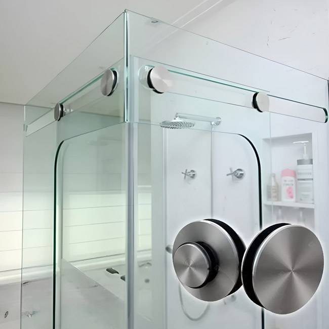 Box de Vidro para Banheiro Classik 7 Box De Banheiro Modelo Classik Inox Polido Cromado