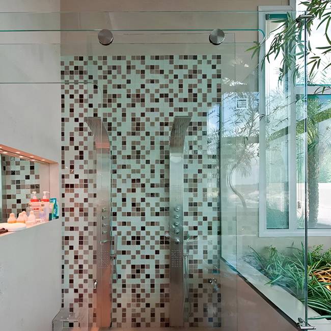 Box de Vidro para Banheiro Classik 6 Box De Banheiro Modelo Classik Inox Polido Cromado