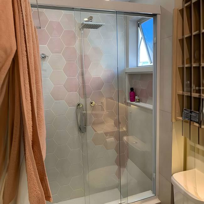 Box de Vidro para Banheiro Transfer 6 Box De Banheiro Modelo Transfer