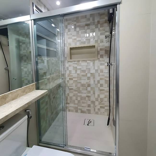 Box de Vidro para Banheiro Transfer 5 Box De Banheiro Modelo Transfer