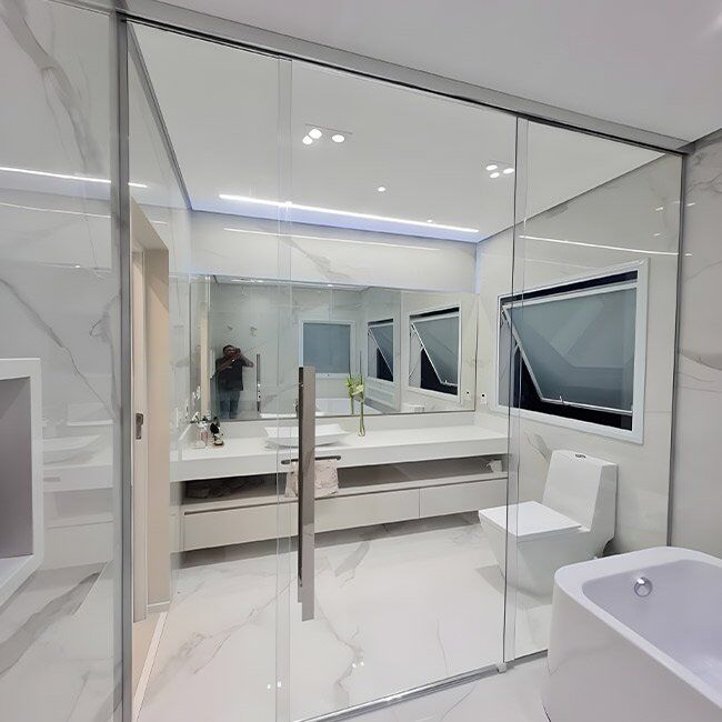 Box de Vidro para Banheiro Modelo Multi Box 6 Box Blindex De Banheiro Modelo Multi Box