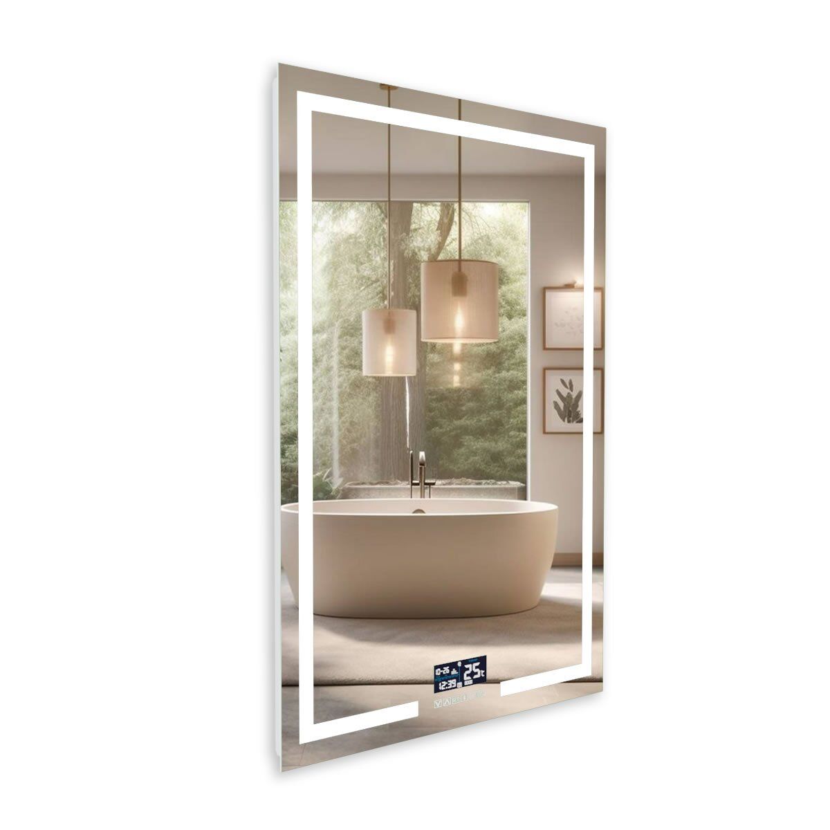 Espelho com LED Iluminado Central Multimídia PRO 95W/m IRC+97 3 Espelho Com Led Iluminado Central Multimídia Lado_1