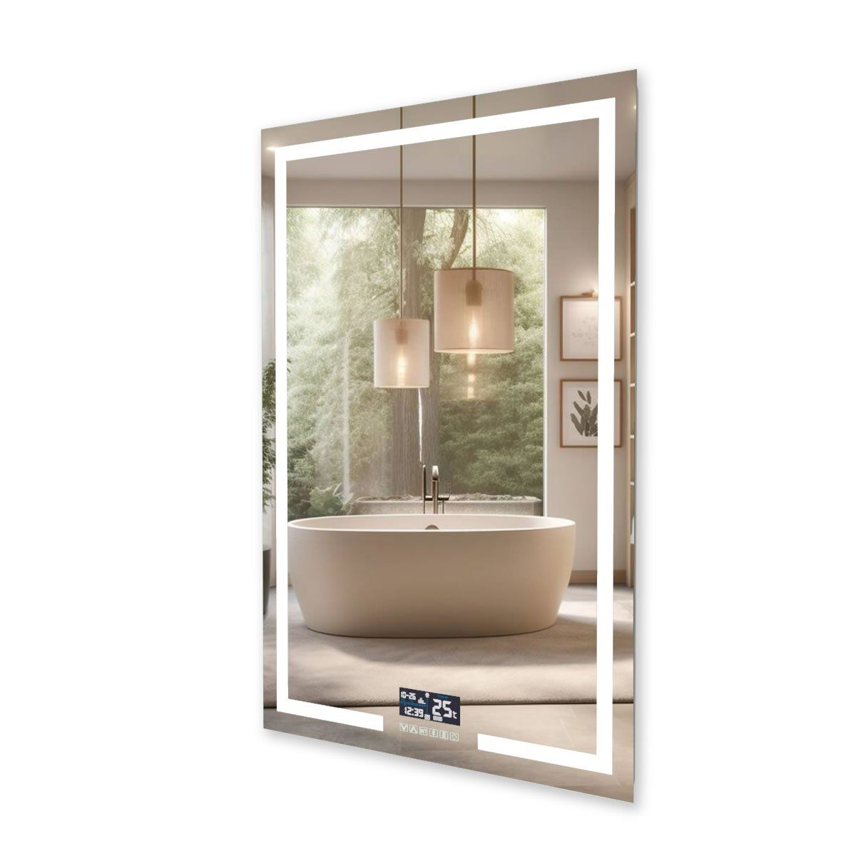 Espelho com LED Iluminado Central Multimídia PRO 95W/m IRC+97 2 Espelho Com Led Iluminado Central Multimídia Lado_2