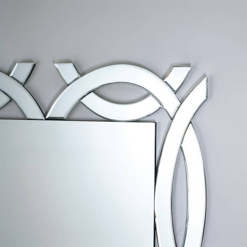 Espelho Decorativo Zeus 90x60cm 2 Espelho Decorativo Zeus Imagem Com Detalhes