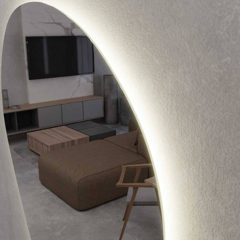 Espelho Orgânico com Led e Touch 60x80cm 4 Espelho_Organico_60X80_Detalhes_3000K