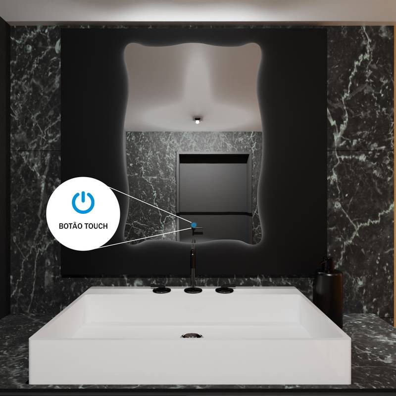 Espelho Orgânico com Led e Touch 70x80 cm 7 Espelho_Organico_70X80_Touch