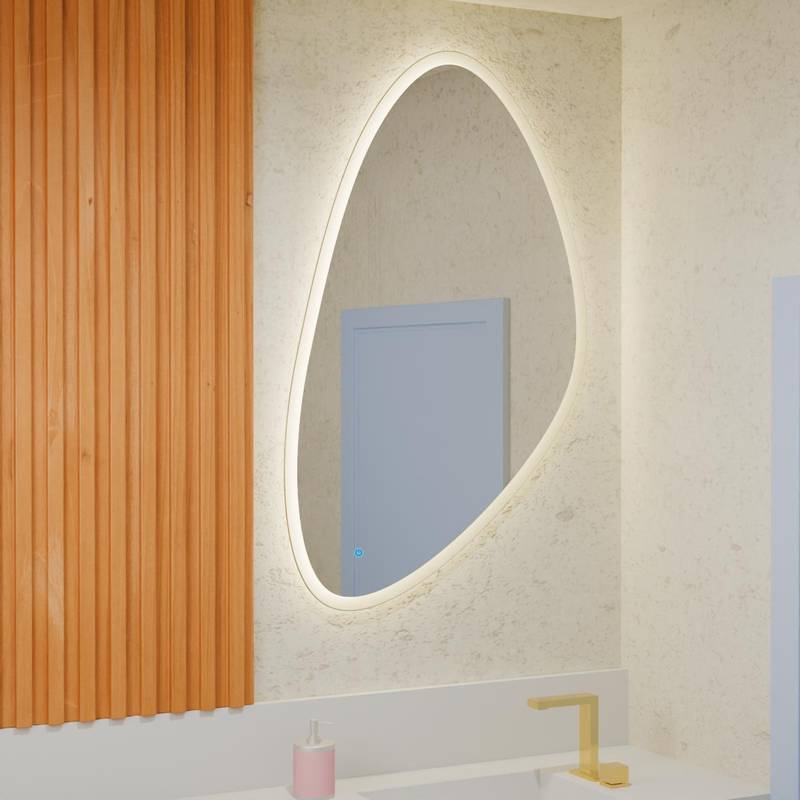 Espelho Orgânico Grande com Led e Touch 84x135cm 2 Espelho_Organico_84X135_Lado1_3000K