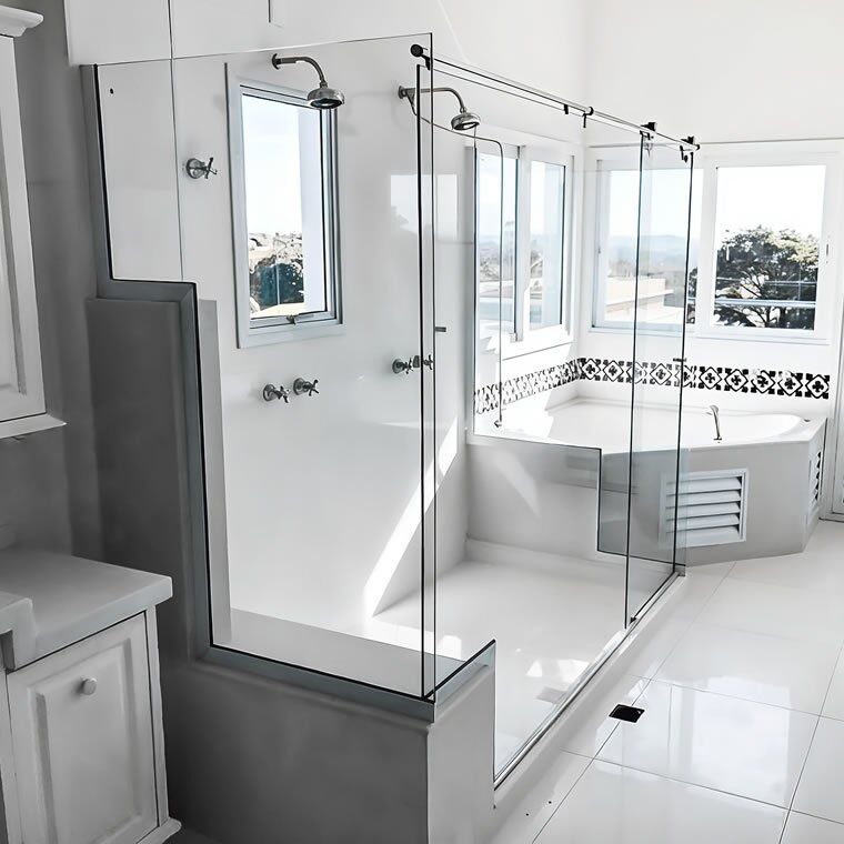 Box de Vidro para Banheiro Elegance Tubo Redondo 14 Box De Banheiro Modelo Elegance Cromado