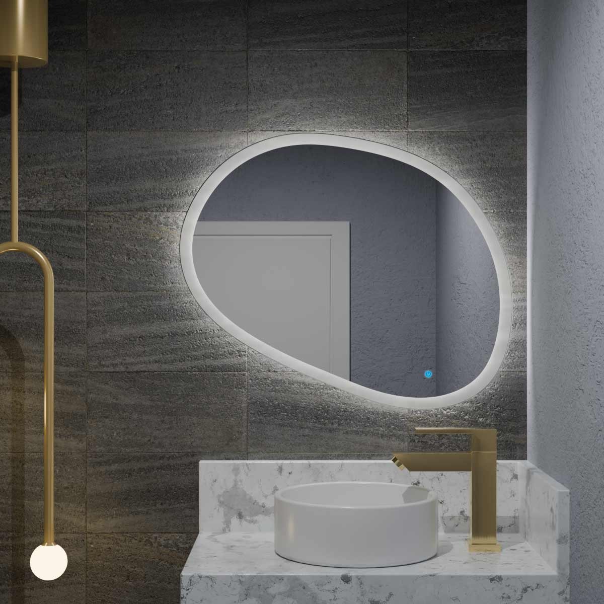 Espelho Orgânico com Led e Touch 95x80cm 3 Espelho_Organico_95X80_4000K